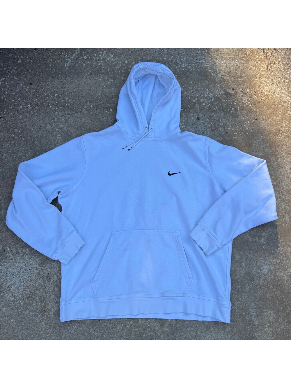 Nike Men's White Hoodie
